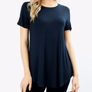 Zenana Premium Midnight Navy Tee